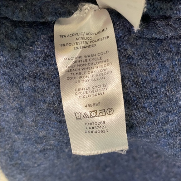 Loft | Acrylic-Blend Blue Cardigan - Picture 5 of 10